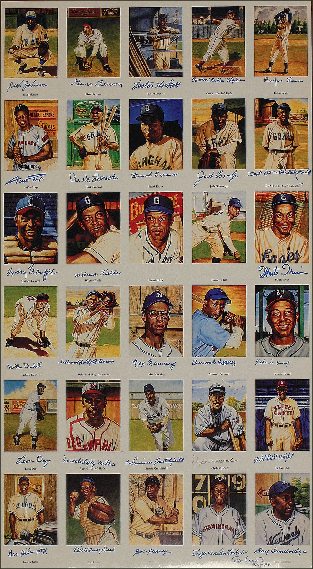 Lot #1524 Baseball: Negro League