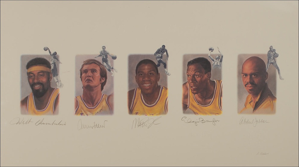 Lot #1635 Los Angeles Lakers