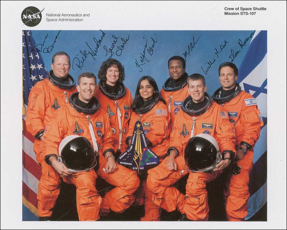 Lot #440 Columbia STS-107