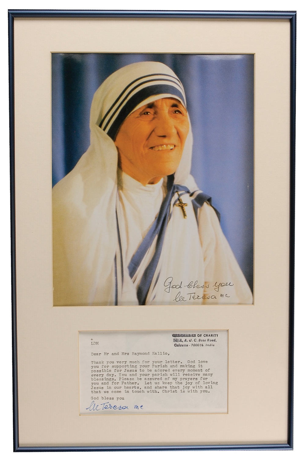 Lot #284 Mother Teresa