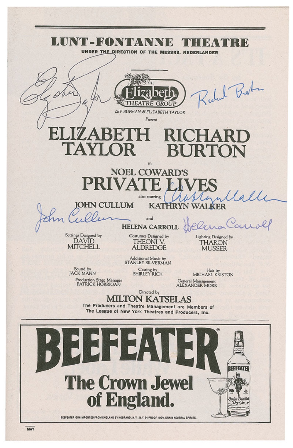 Lot #1440 Elizabeth Taylor and Richard Burton