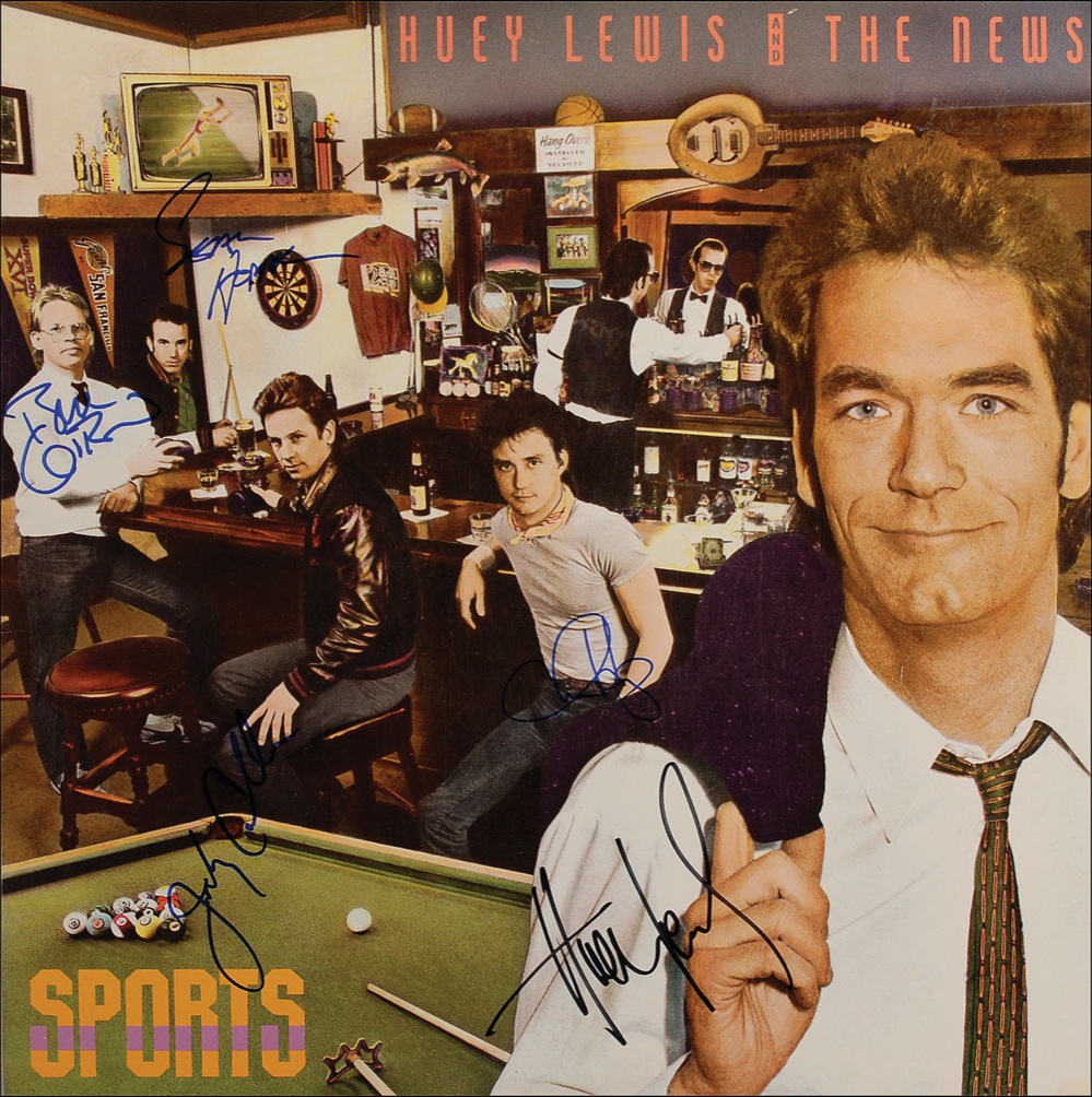 Lot #883 Huey Lewis and the News