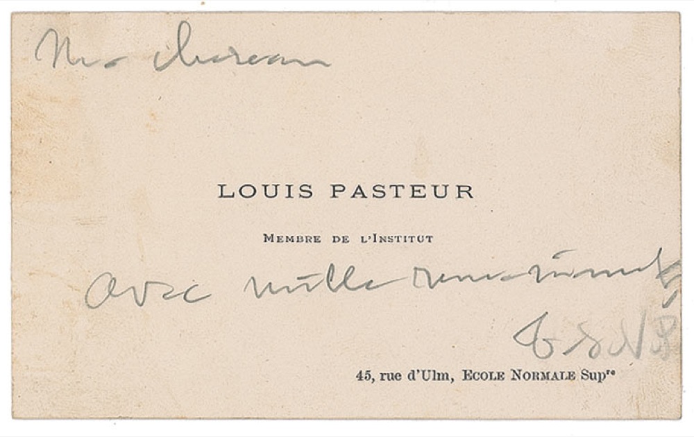 Lot #299 Louis Pasteur
