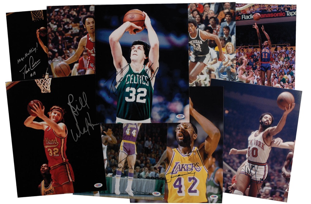 Lot #1528 Basketball Hall of Famers