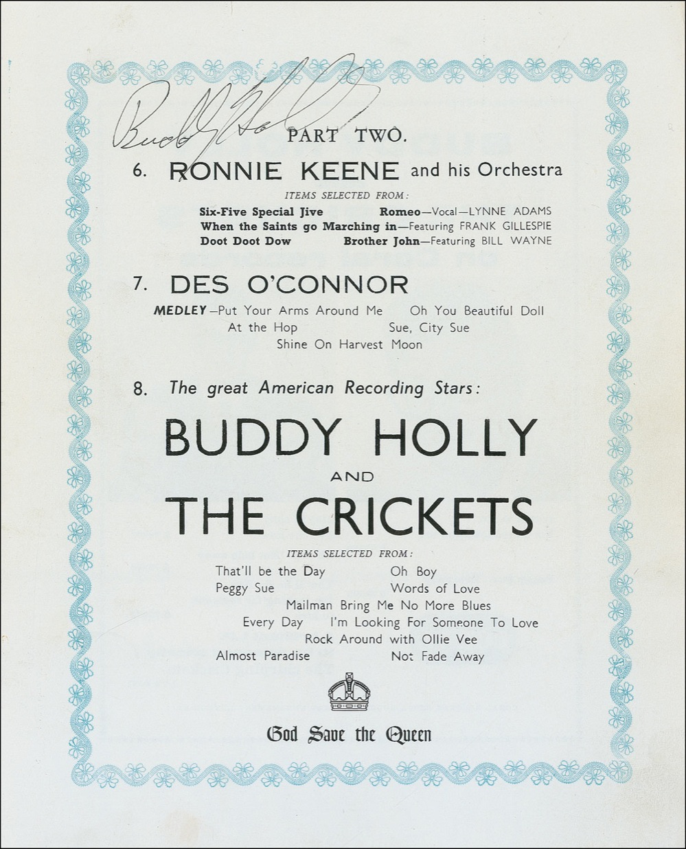 Lot #844 Buddy Holly