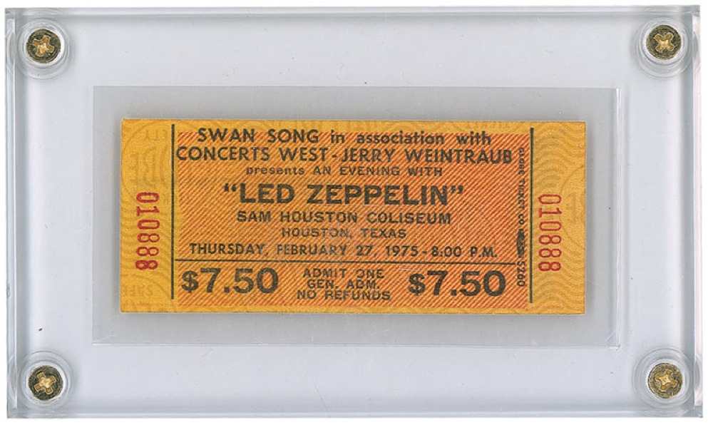 Lot #381 Led Zeppelin