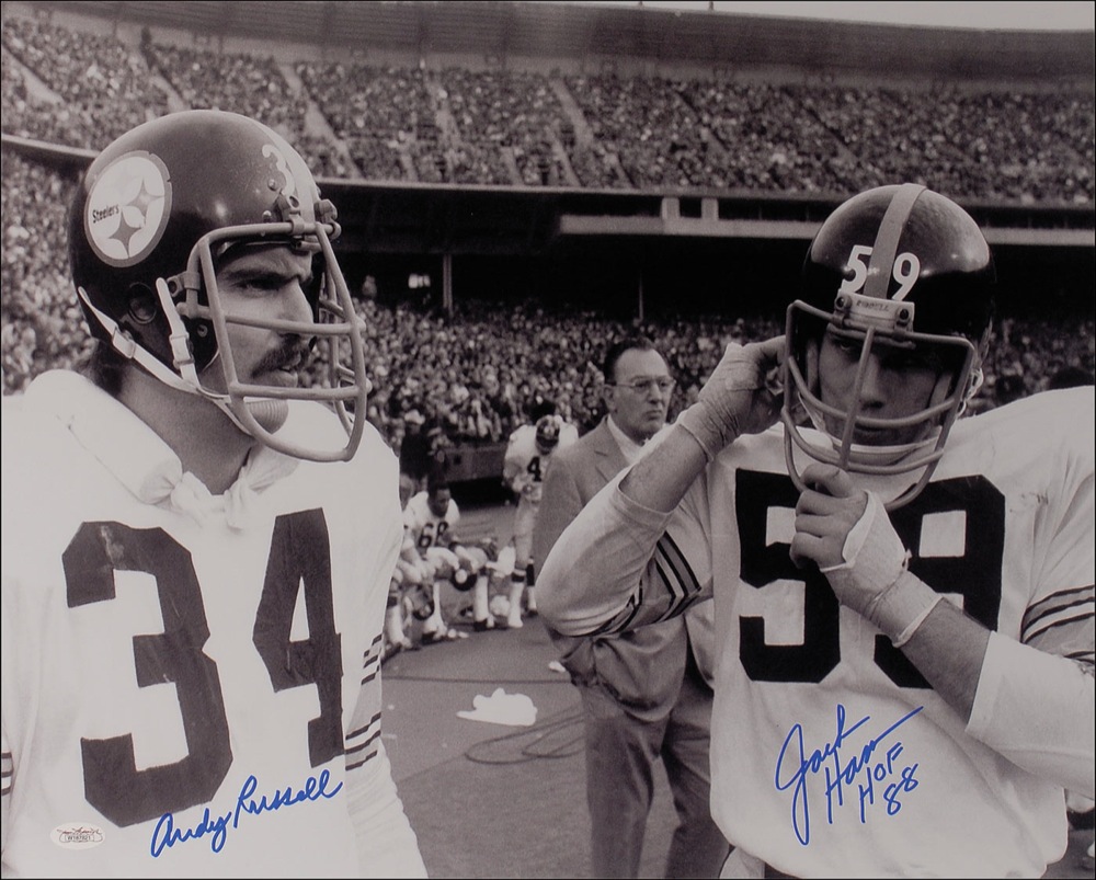 Lot #1699 Pittsburgh Steelers: Ham and Russell