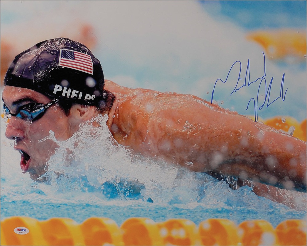 Lot #1698 Michael Phelps
