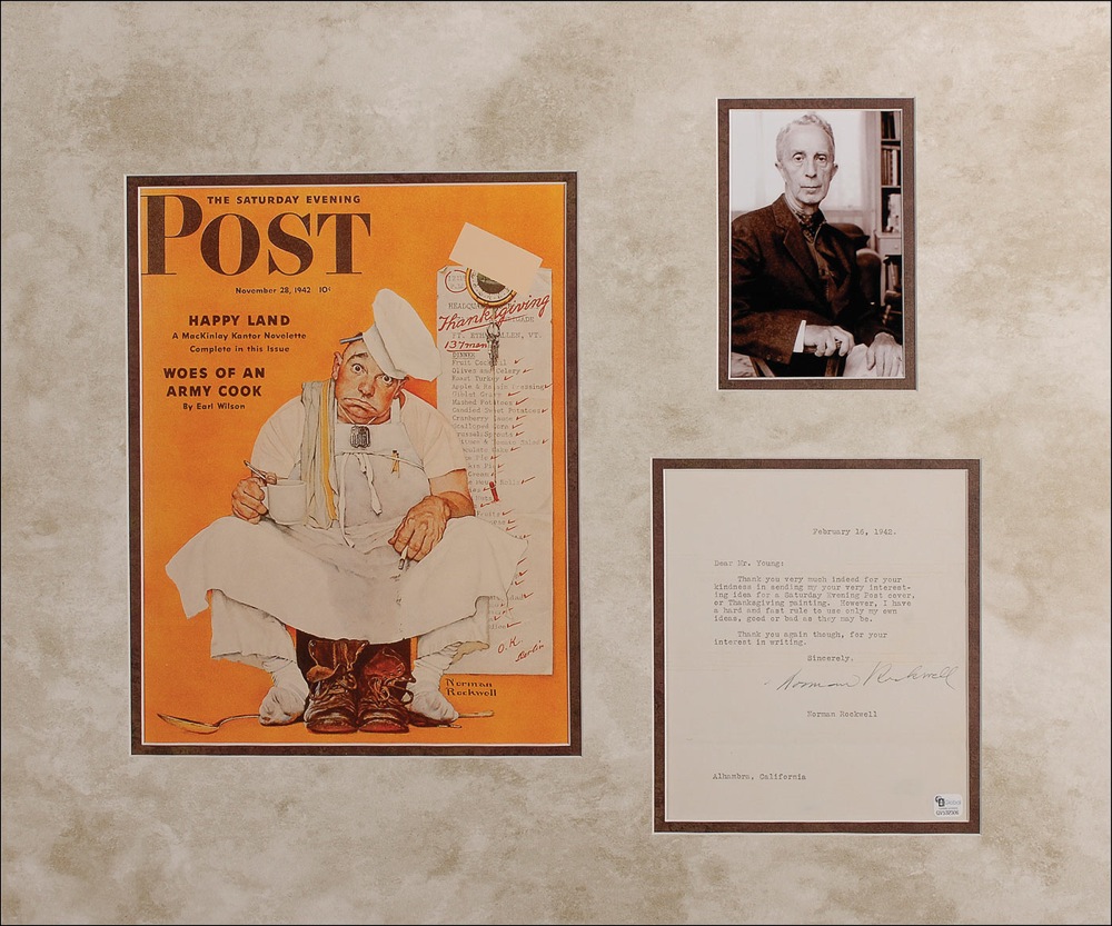 Lot #608 Norman Rockwell