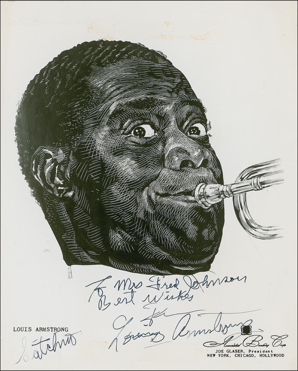 Lot #724 Louis Armstrong