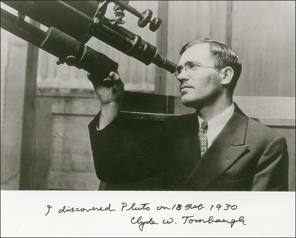 Lot #522 Clyde W. Tombaugh