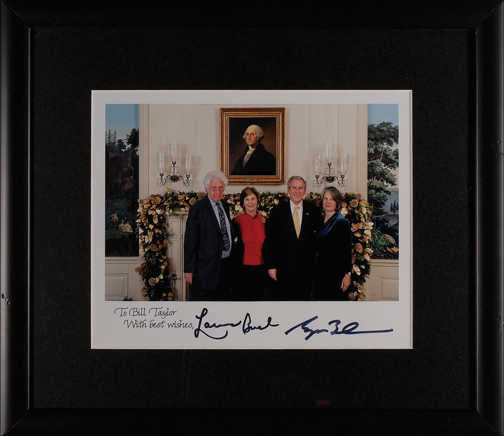 Lot #18 George W. and Laura Bush