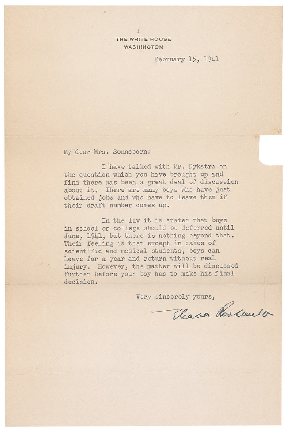 Lot #129 Eleanor Roosevelt