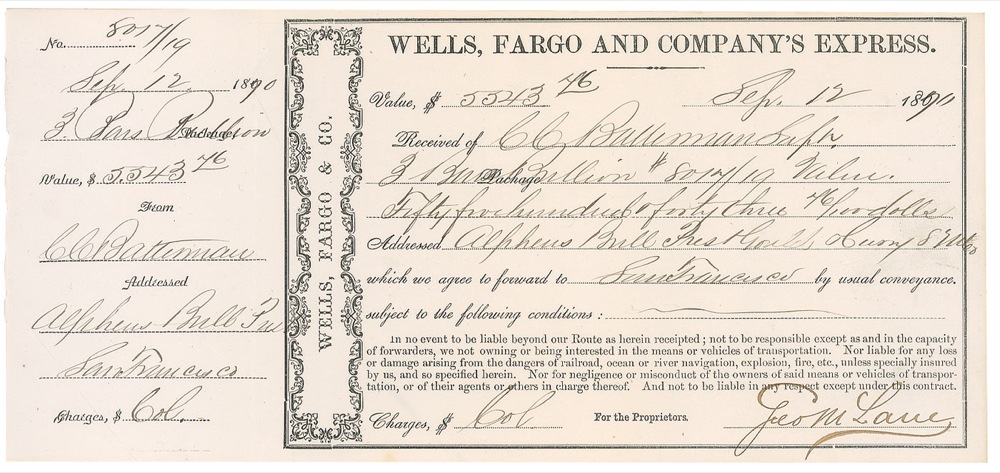 Lot #219 Wells Fargo