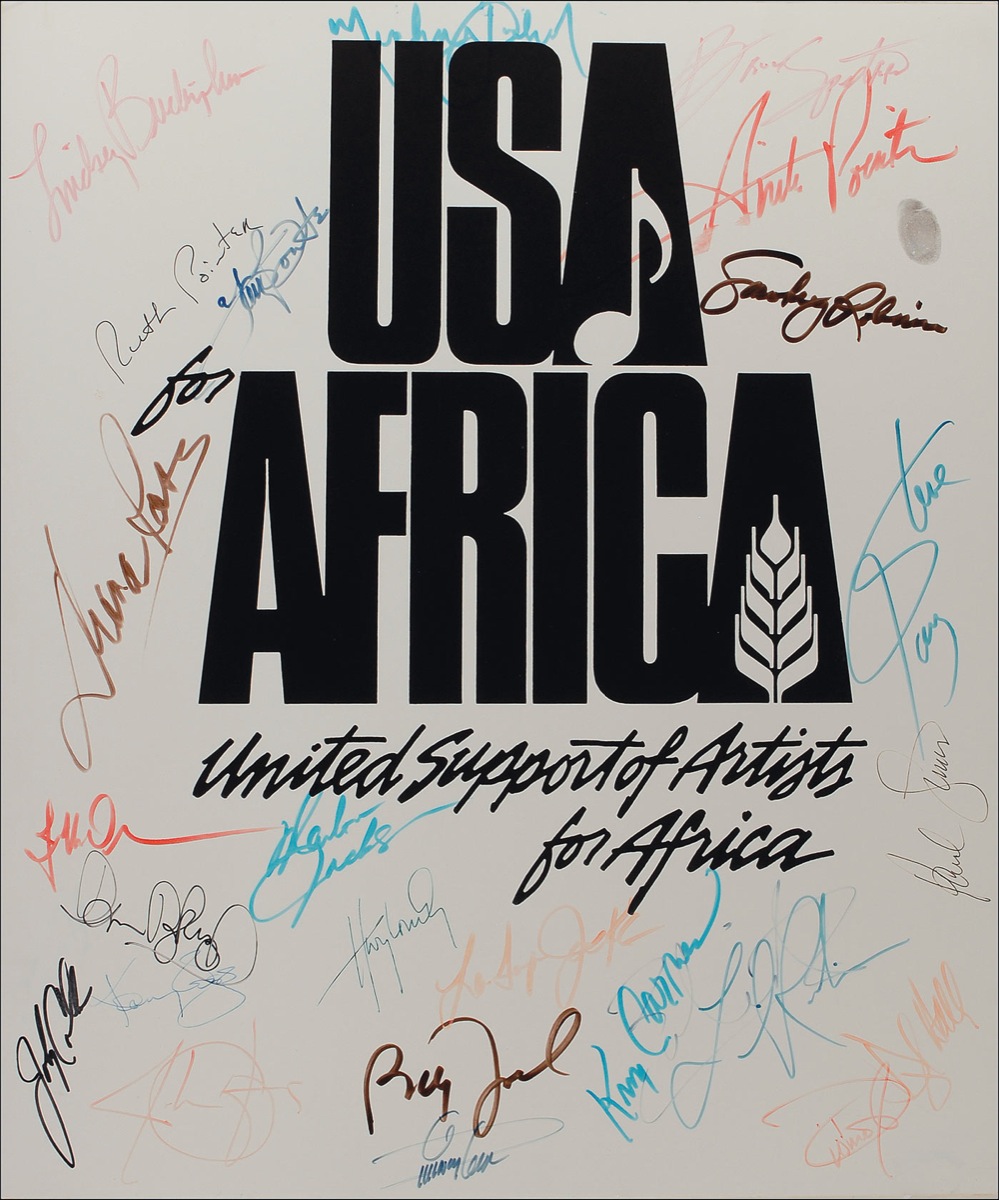 Lot #916 USA for Africa