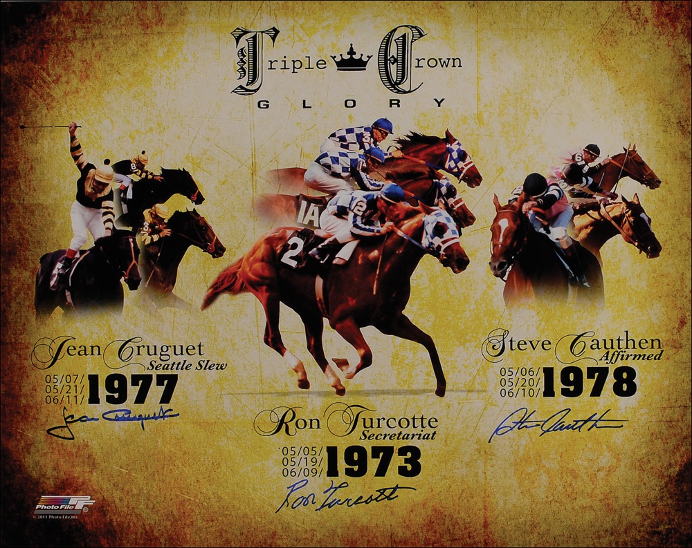 Lot #1443 Horse Racing: Triple Crown Winners