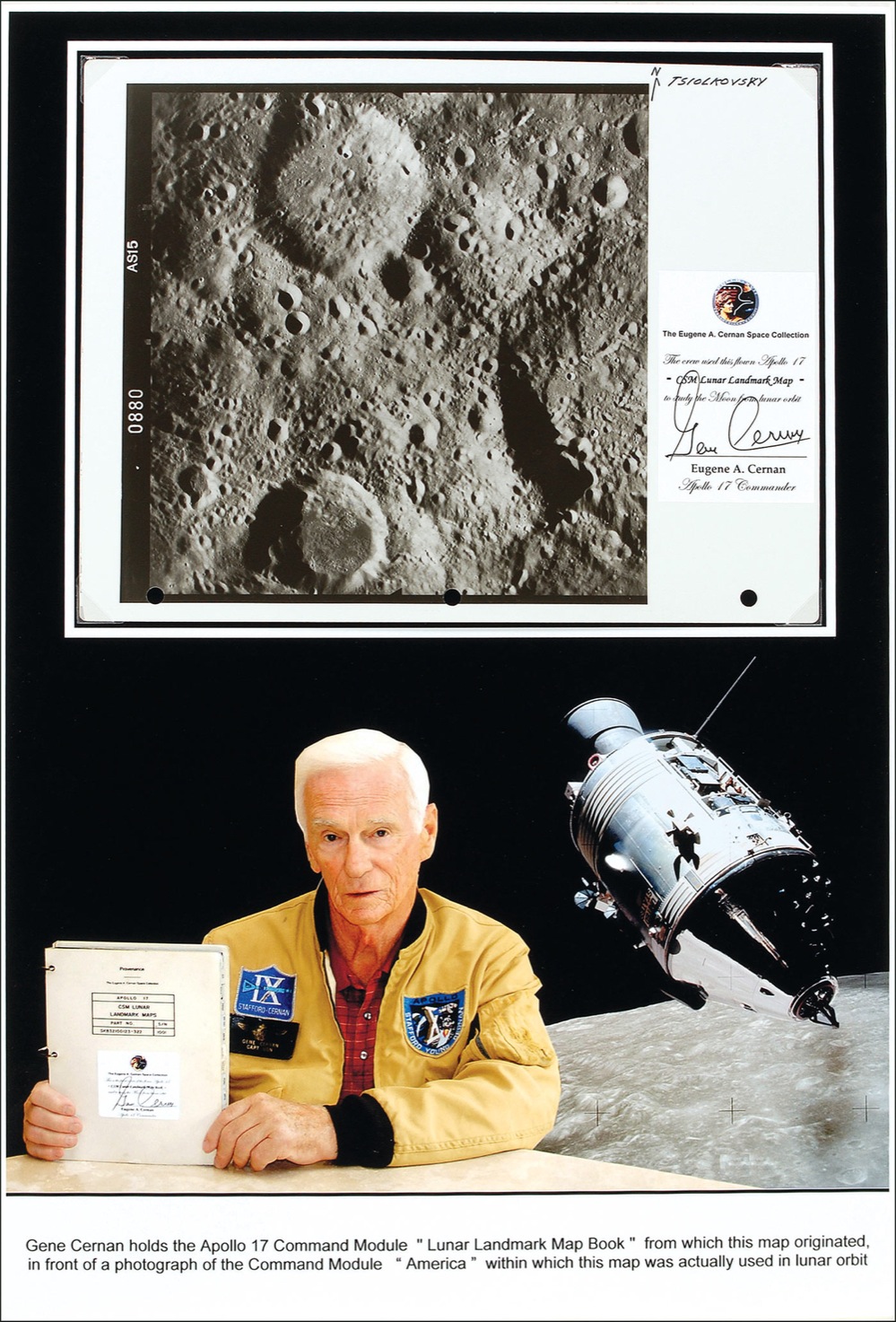 Lot #454 Apollo 17: Gene Cernan