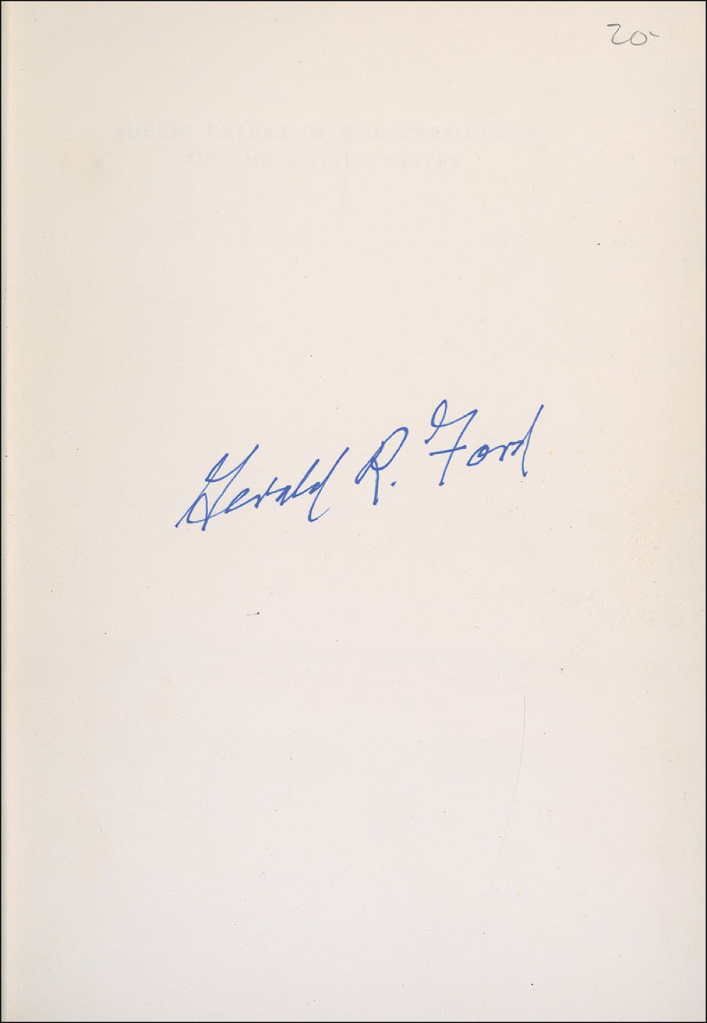 Lot #56 Gerald Ford