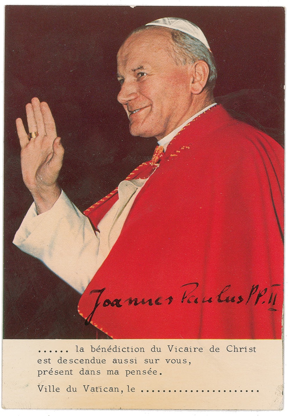 Lot #337 Pope John Paul II