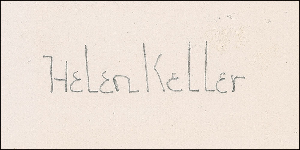 Lot #282 Helen Keller