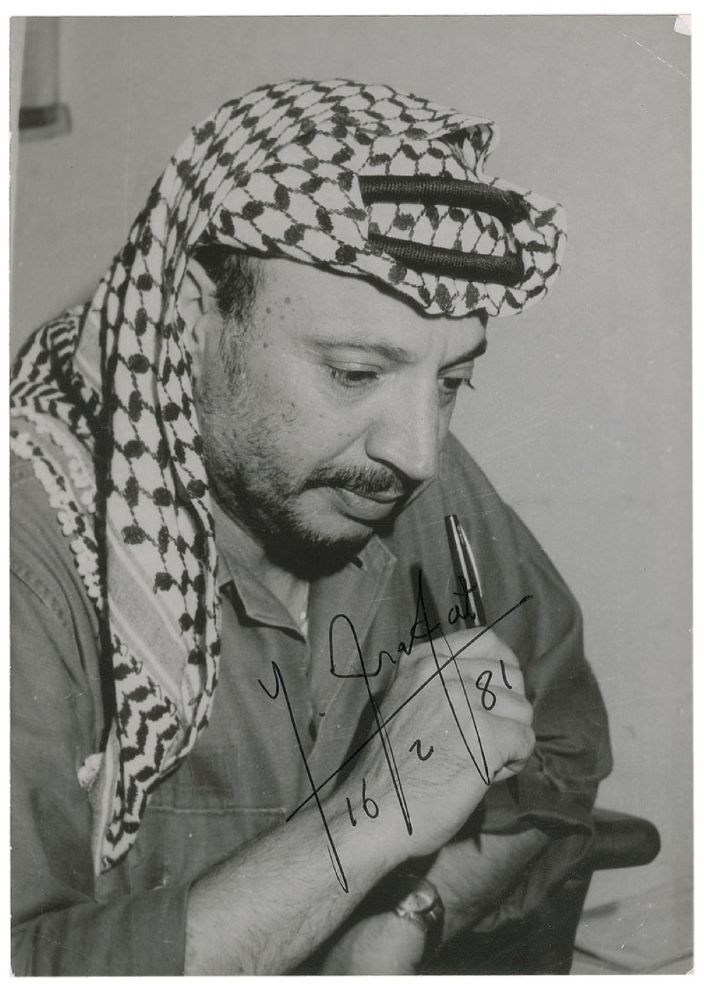 Lot #180 Yasir Arafat
