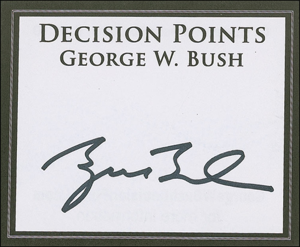 Lot #21 George W. Bush