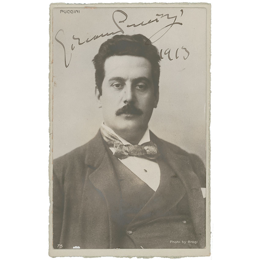 Lot #779 Giacomo Puccini