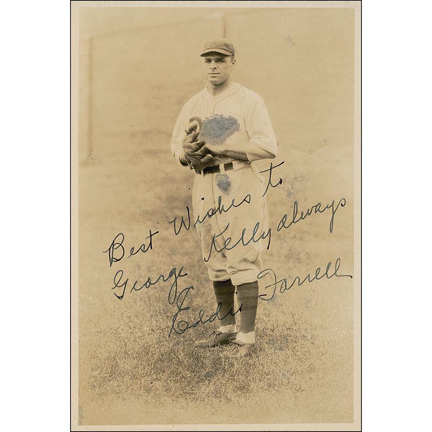 Lot #1750 NY Yankees: Eddie Farrell