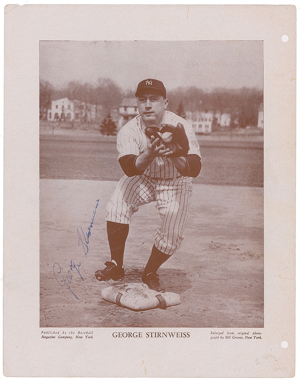 Lot #1599 NY Yankees: George Stirnweiss