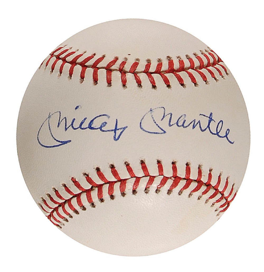 Lot #1540 Mickey Mantle