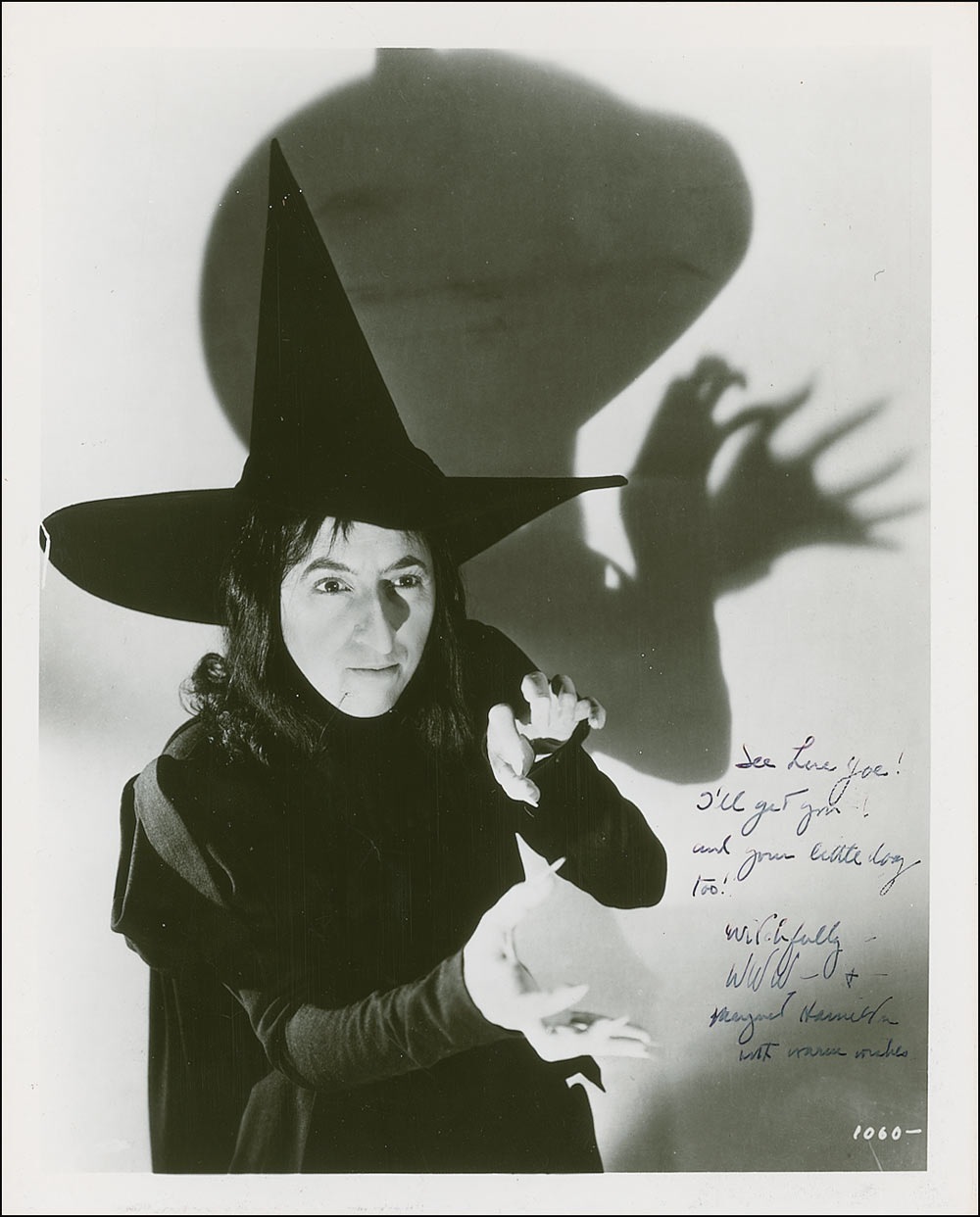 Lot #1415 Wizard of Oz: Margaret Hamilton