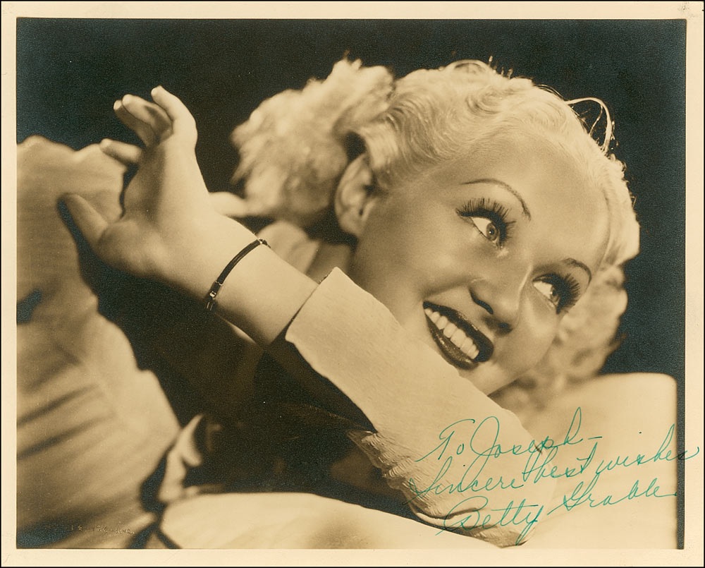 Lot #1232 Betty Grable