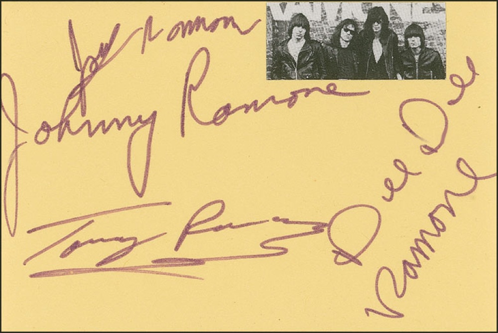 Lot #663 The Ramones