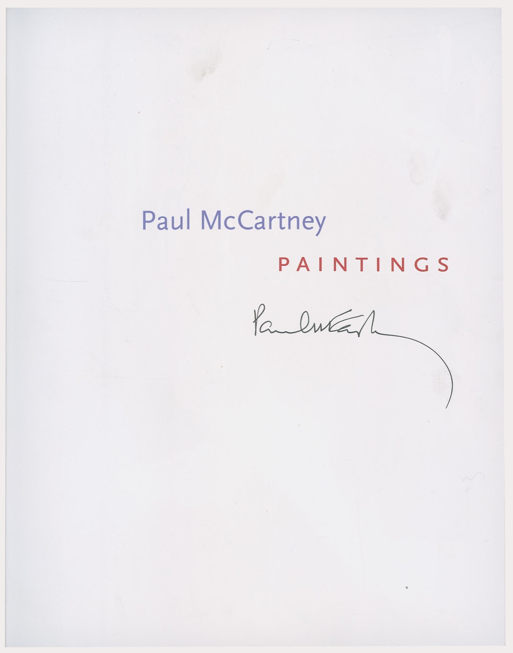 Lot #35 Paul McCartney