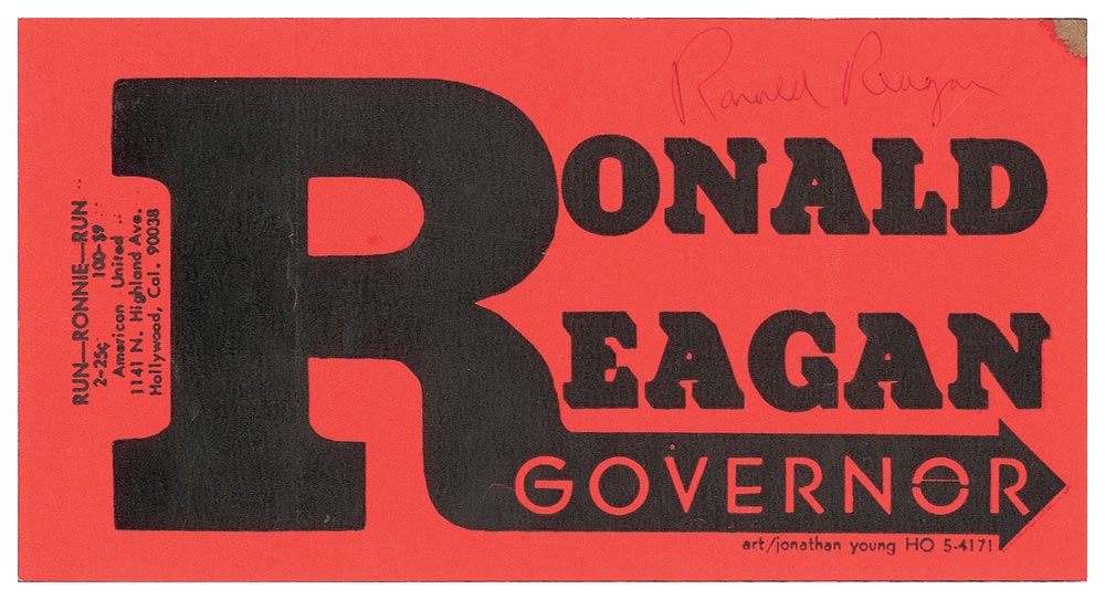 Lot #121 Ronald Reagan