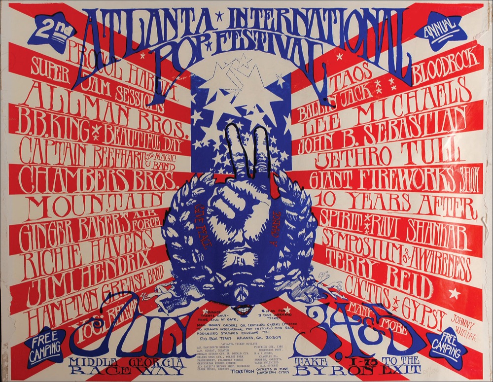 Lot #501 Atlanta Pop Festival 1969