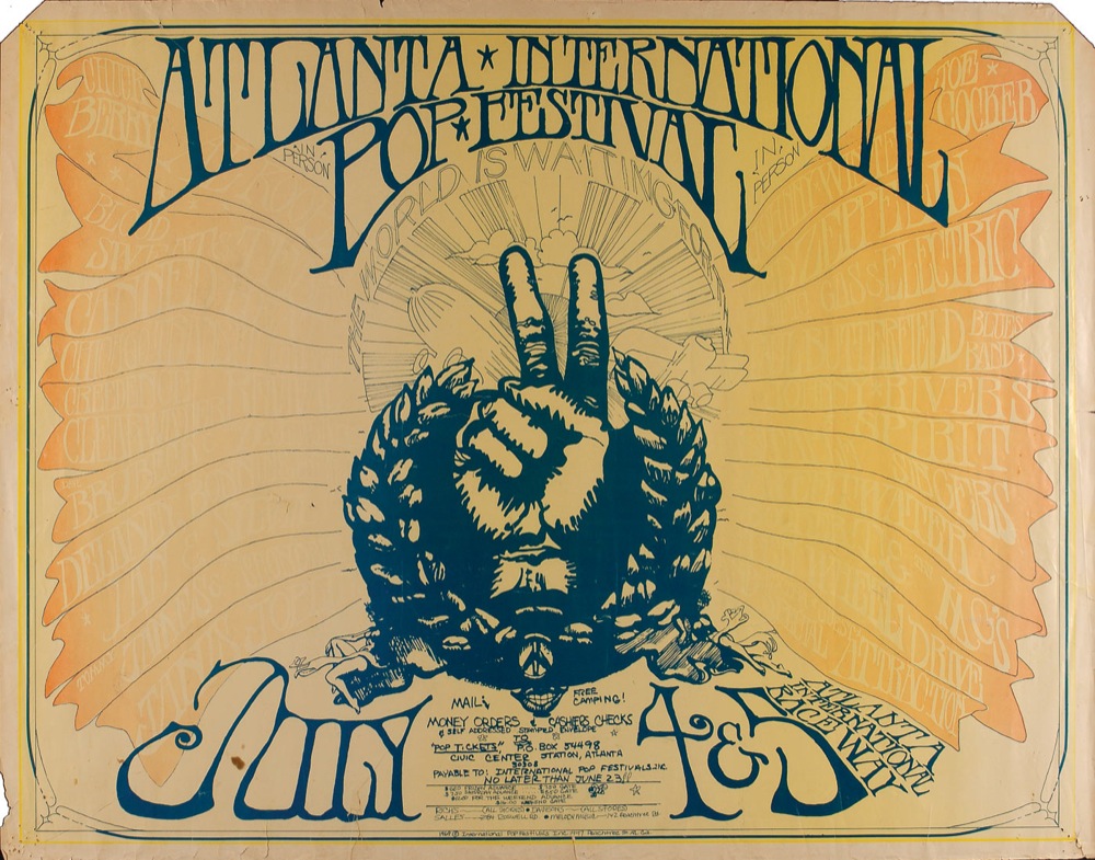 Lot #604 Atlanta Pop Festival 1970 - Image 1