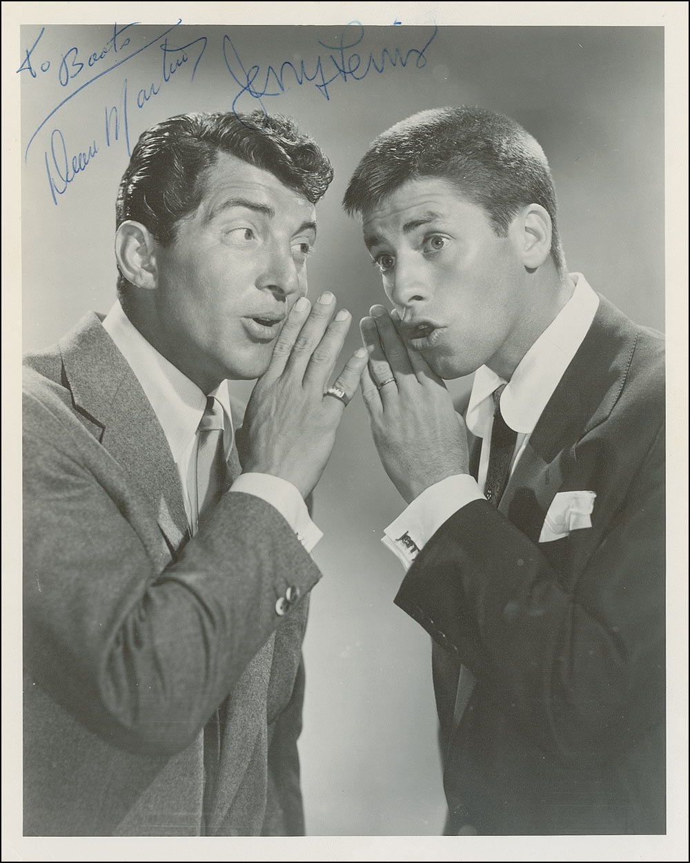 Lot #1302 Dean Martin and Jerry Lewis
