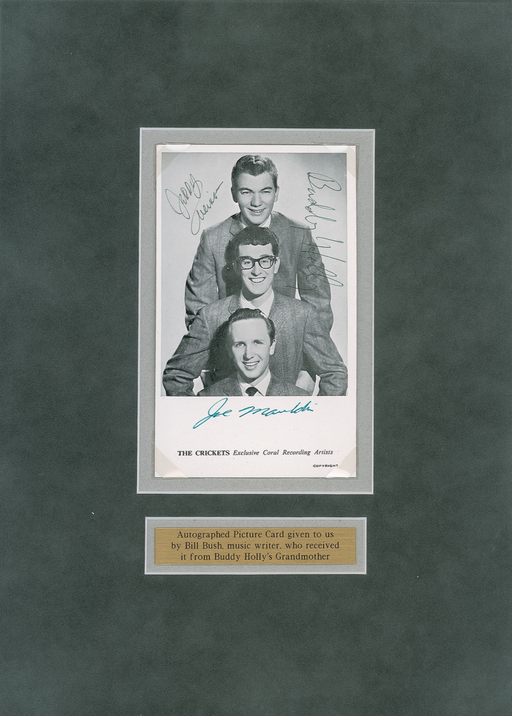 Lot #480 Buddy Holly and the Crickets