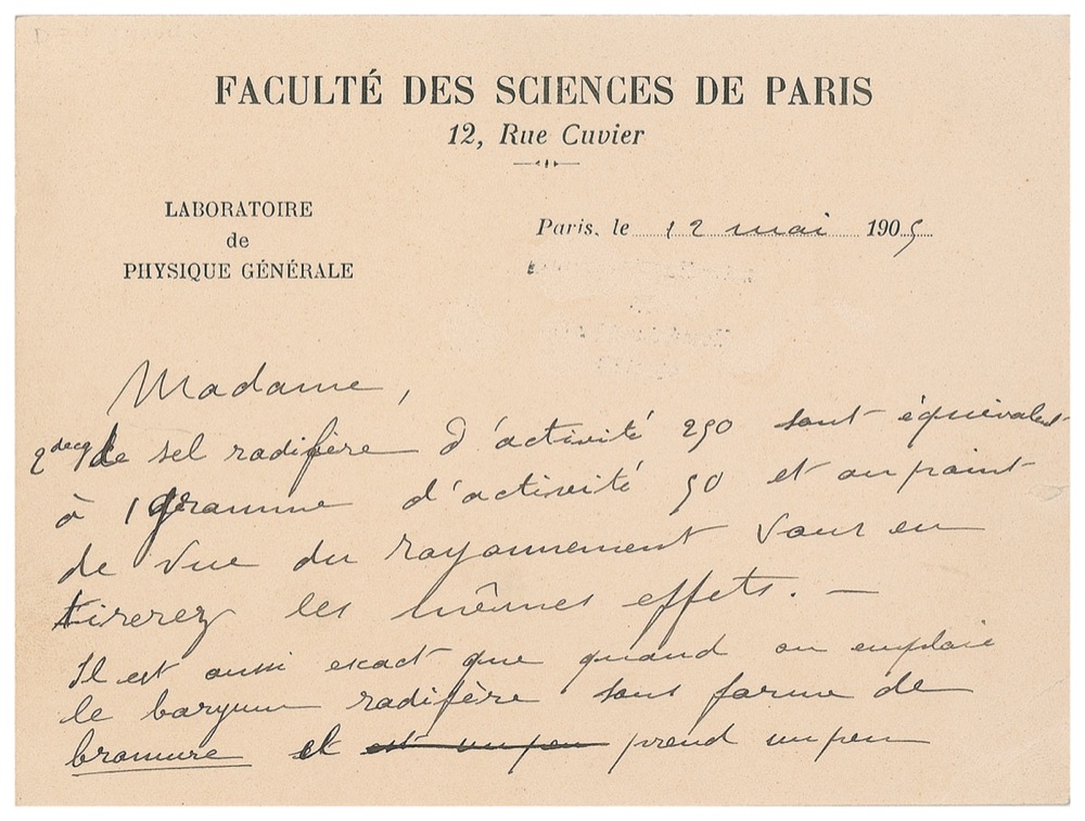 Lot #194 Pierre Curie