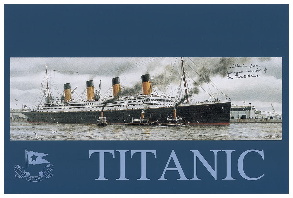 Lot #326 Titanic: Millvina Dean
