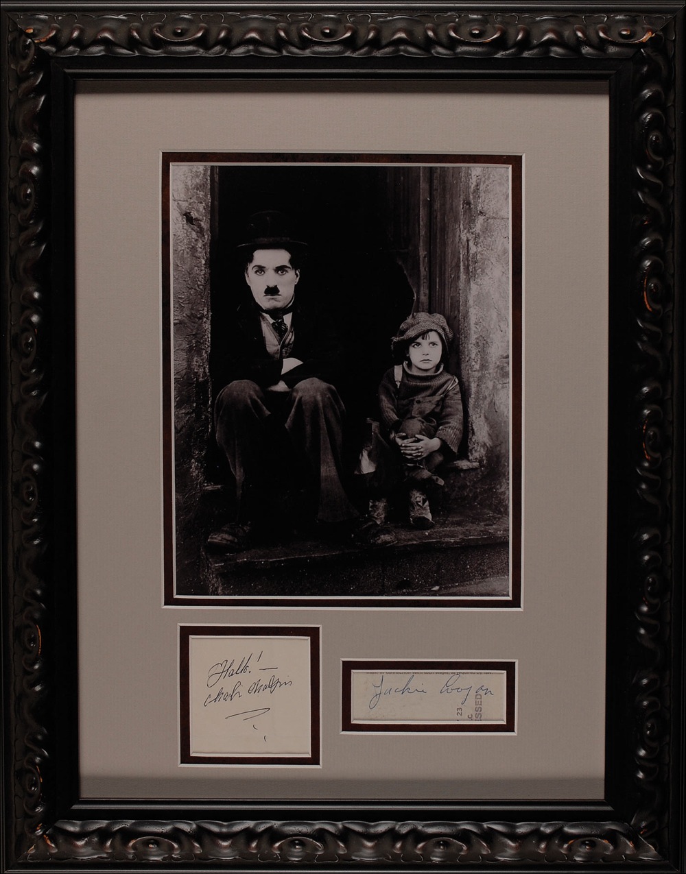 Lot #1138 Charlie Chaplin and Jackie Coogan