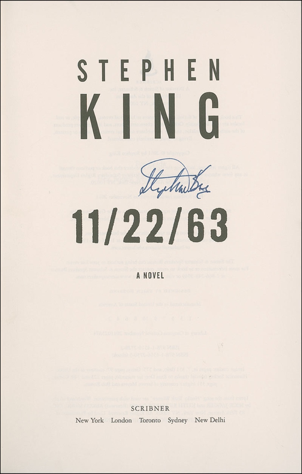 Lot #569 Stephen King