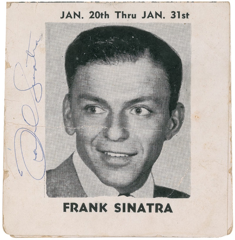 Lot #977 Frank Sinatra
