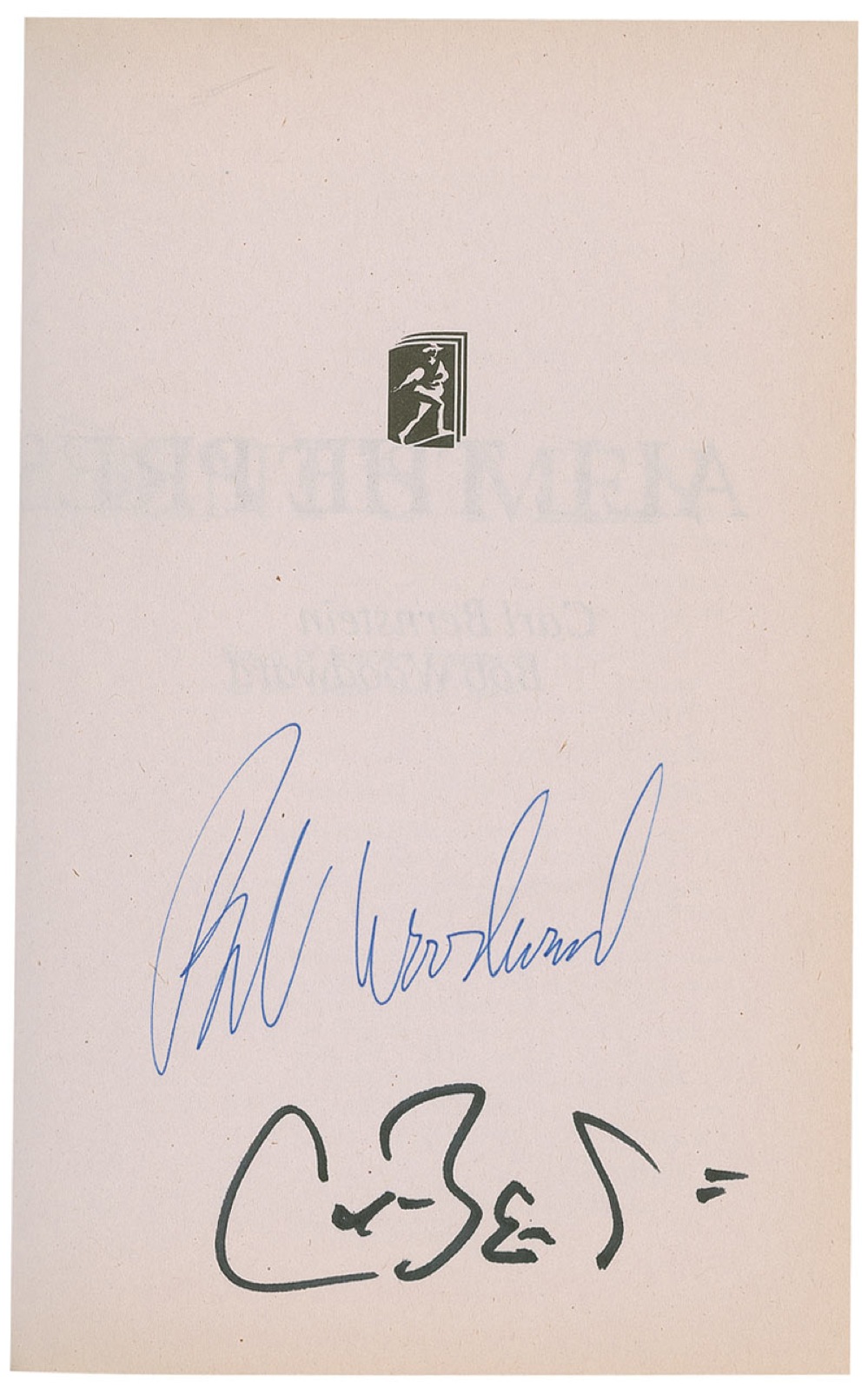 Lot #335 Watergate: Woodward and Bernstein