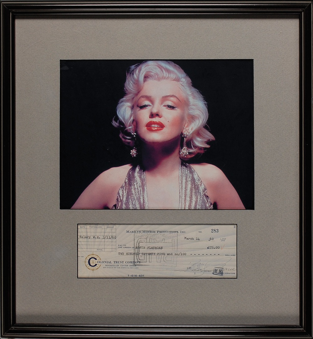 Lot #1320 Marilyn Monroe