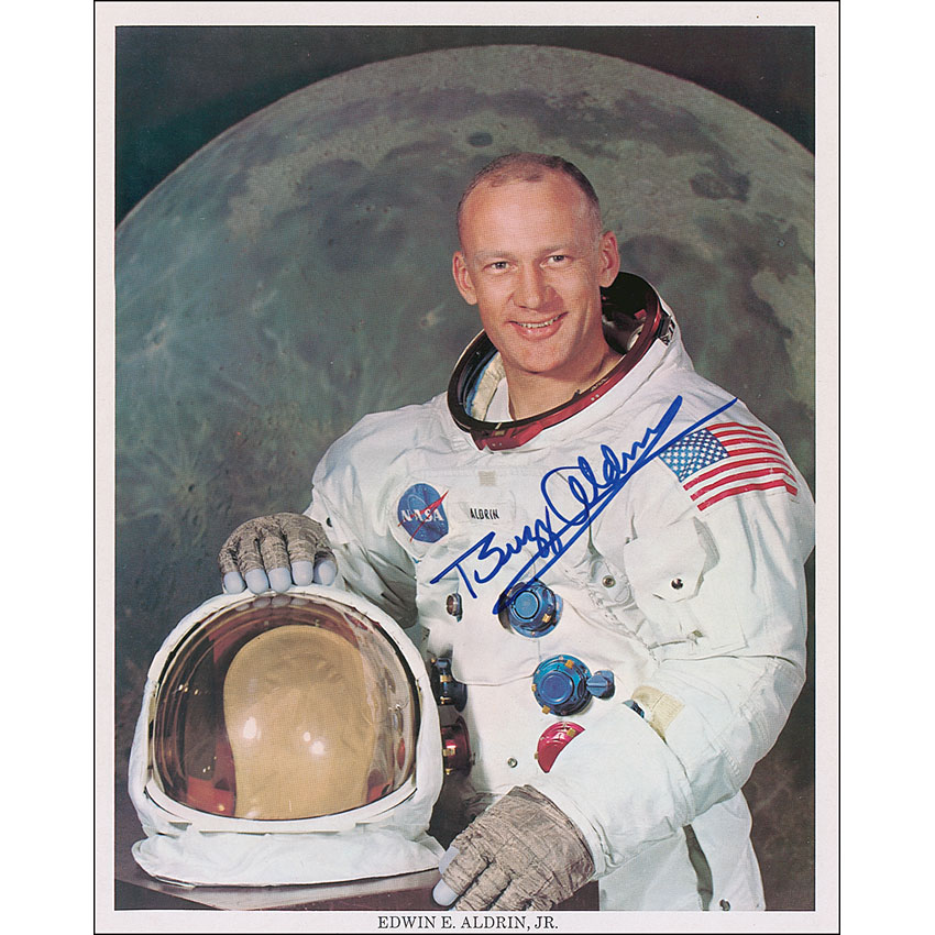 Lot #348 Buzz Aldrin