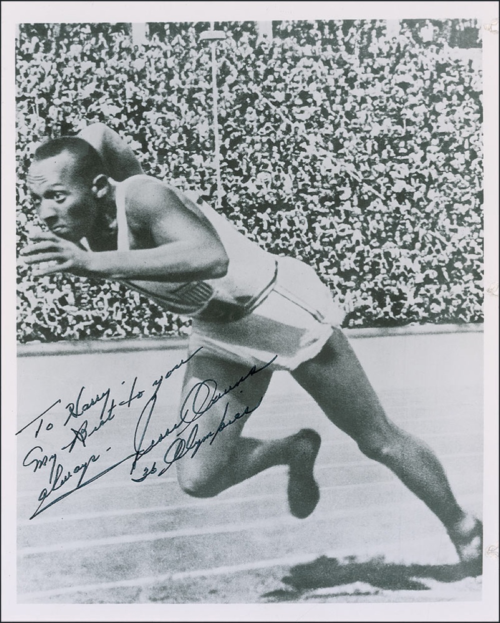 Lot #1488 Jesse Owens