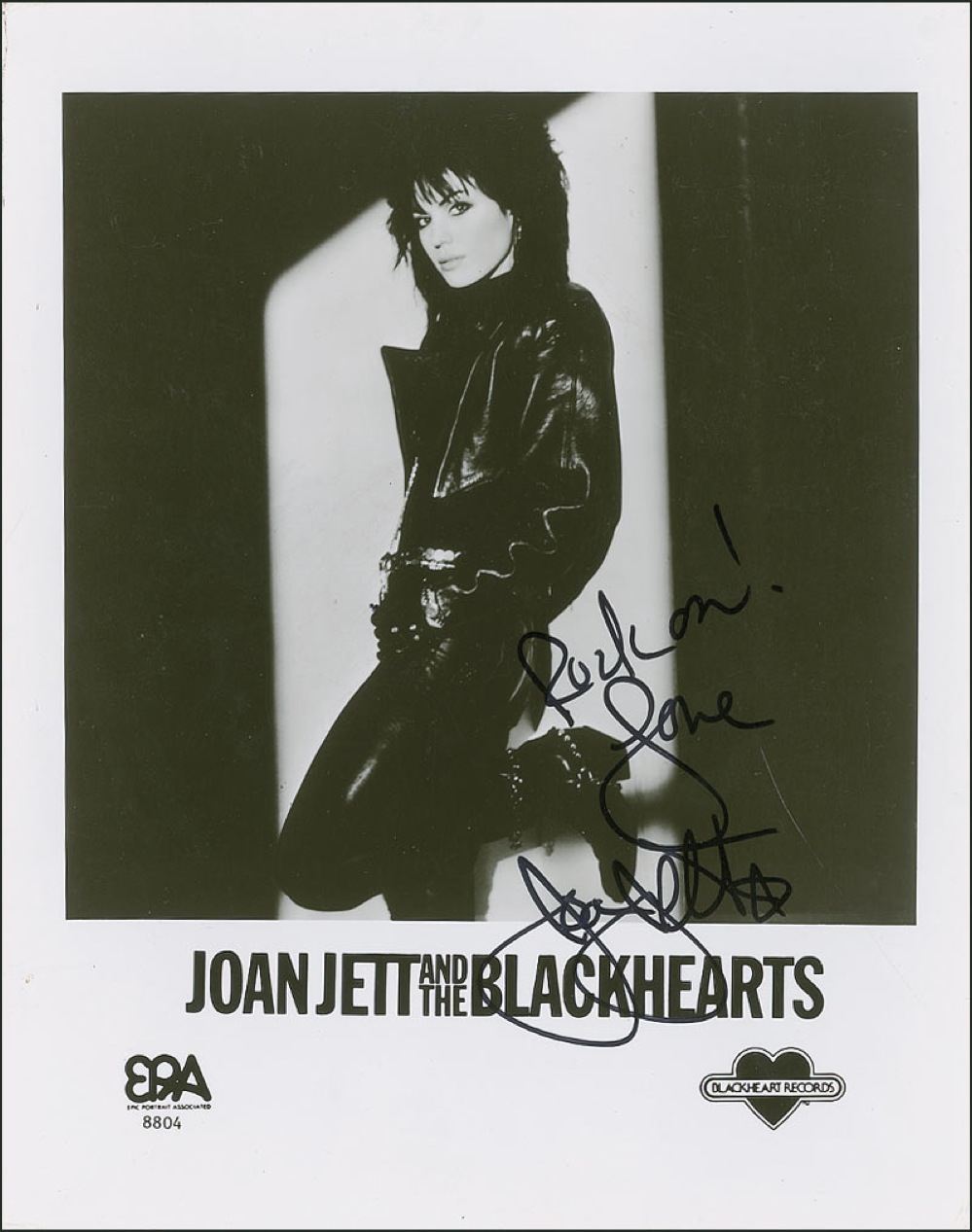 Lot #863 Joan Jett