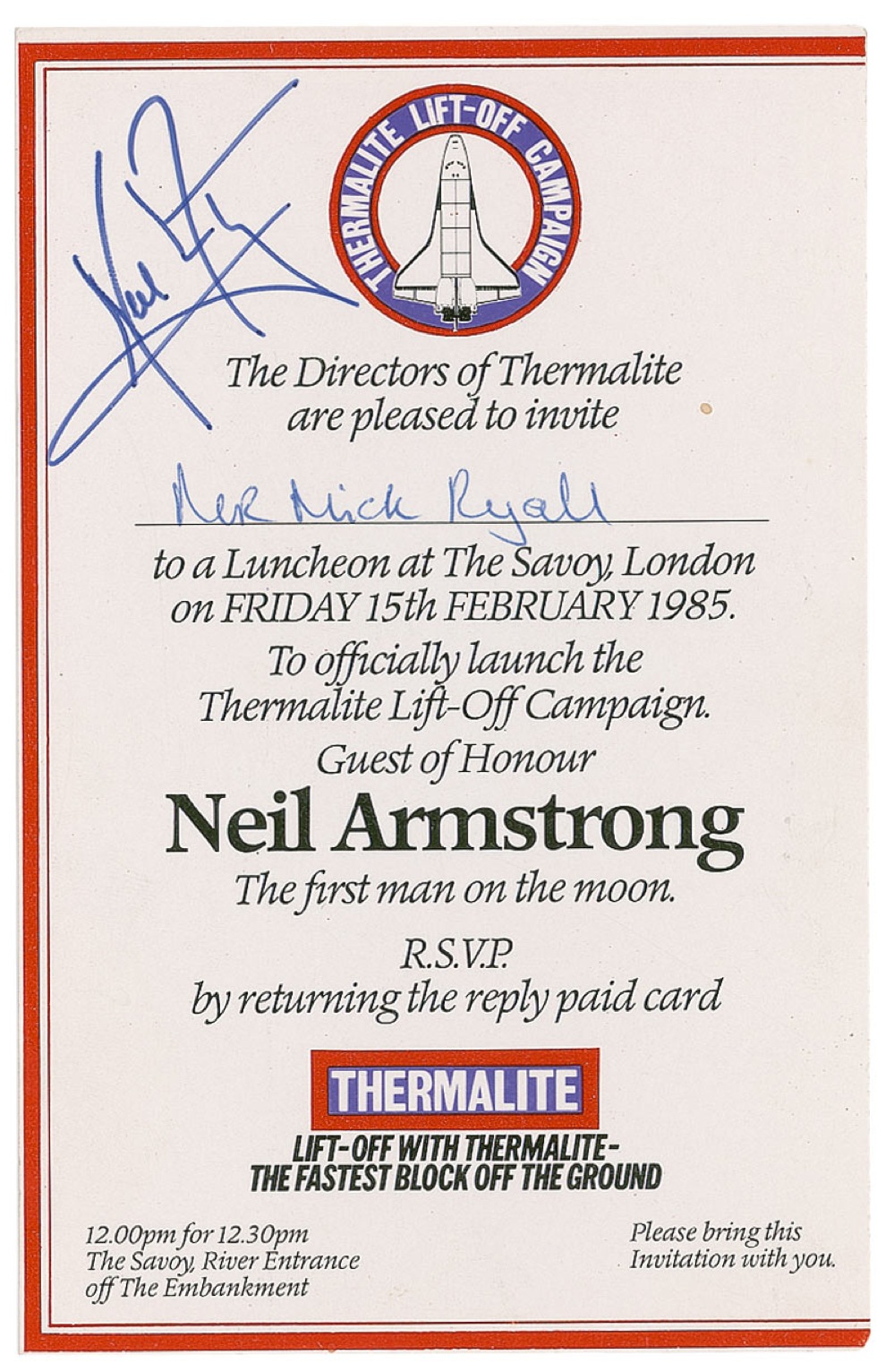 Lot #420 Neil Armstrong